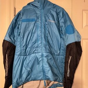 Norrøna Men's Performance Jacket in Blue and Black